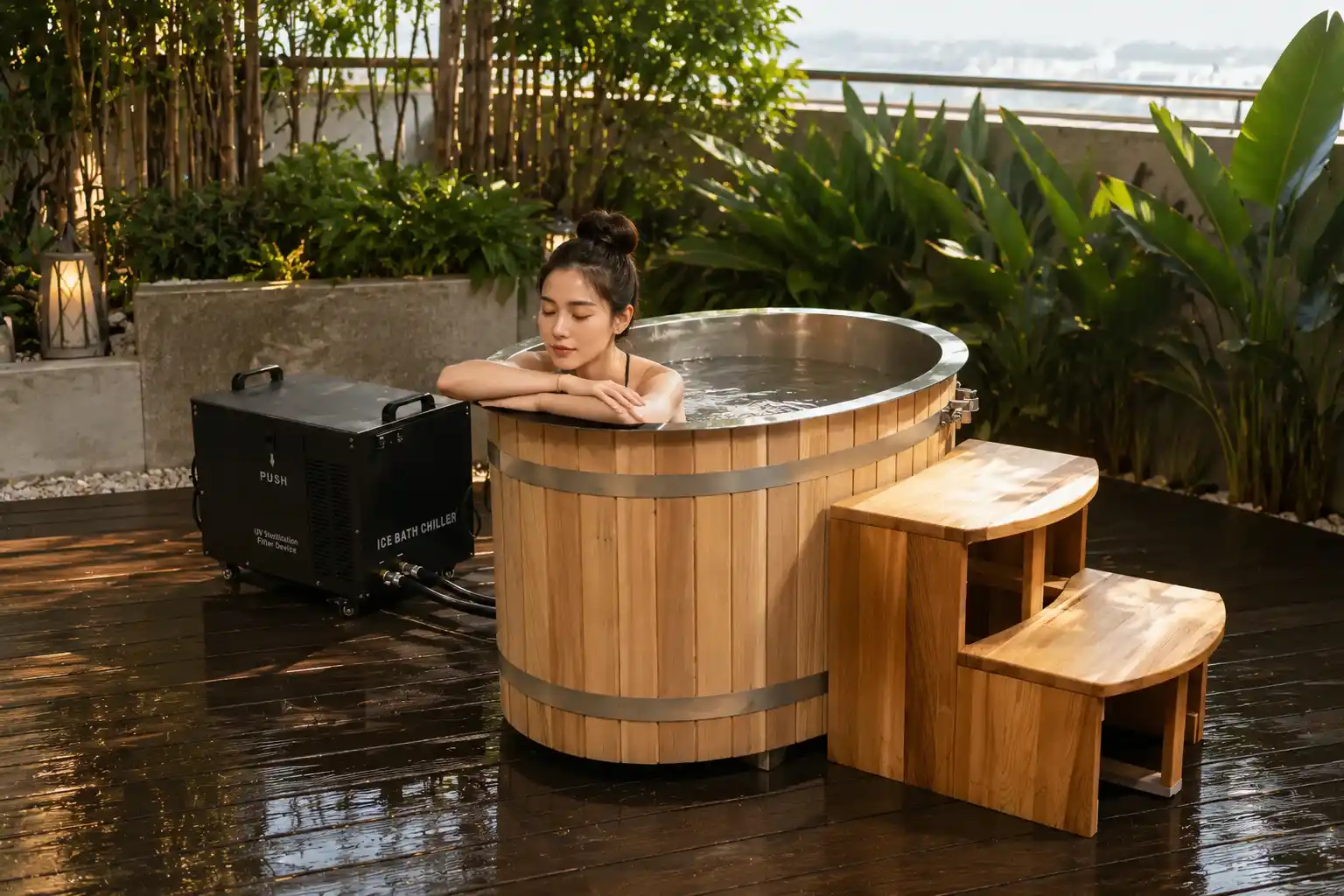 beranda sauna kayu custom 5