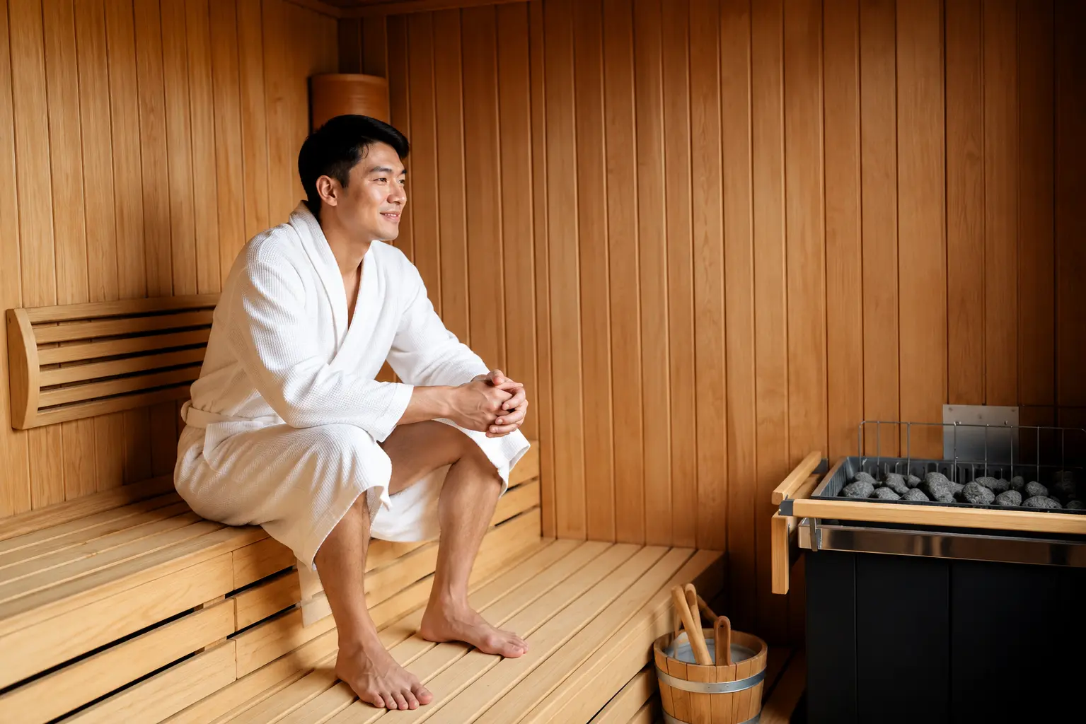 beranda sauna kayu custom 8