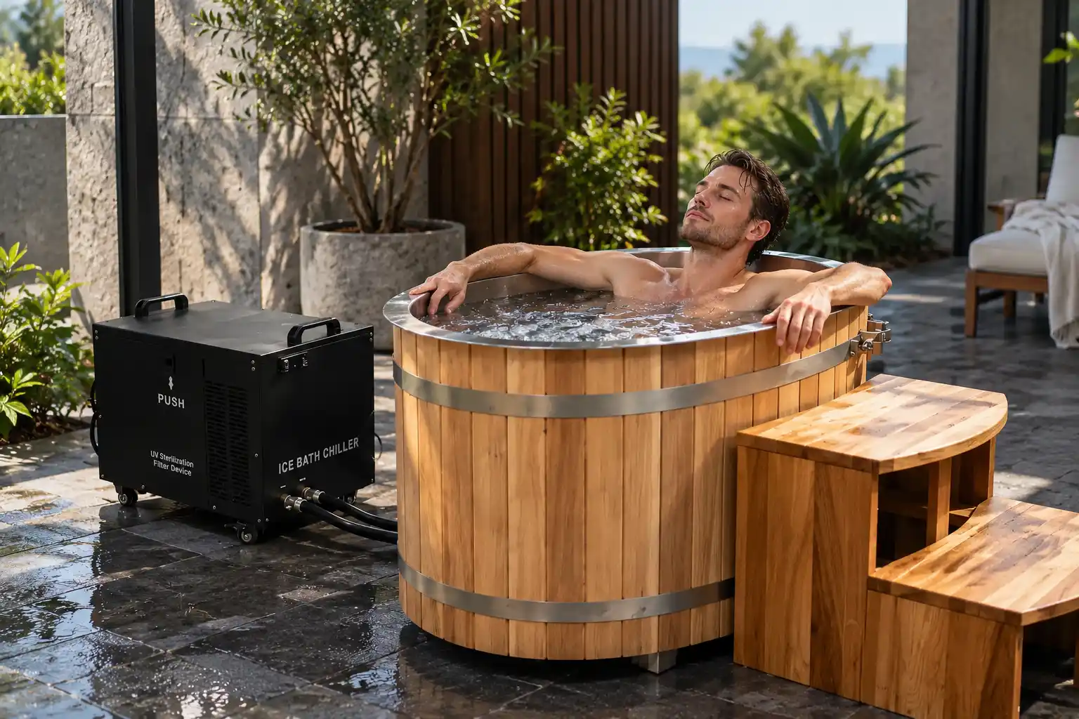 Sistem Ice Bath Chiller Otomatis Solusi Mandi Es Praktis & Efisien